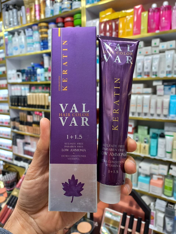 رنگ مو والوار N1 مشکی طبیعی لوآمونیاک حجم ۱۲۰ میلی لیتر