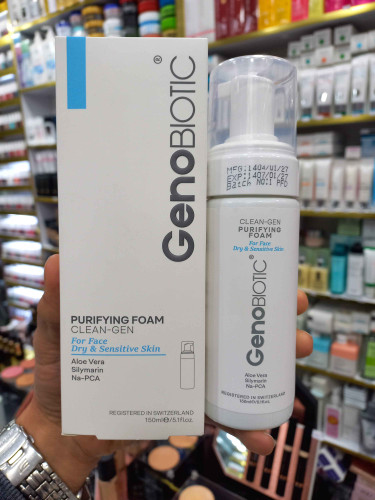فوم شستشوی صورت پوست خشک و حساس ژنوبایوتیک