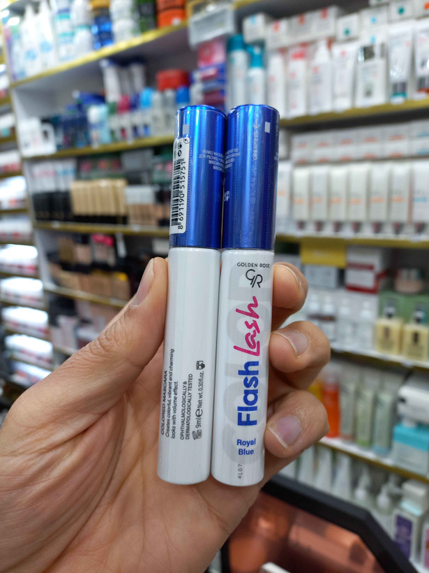 ریمل گلدنرز آبی فلش لش