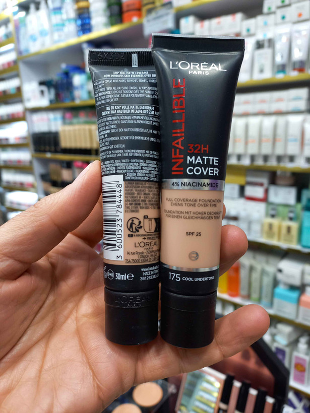 کرمپودر تیوپی اینفالیبل لورال ۳۲ ساعته شماره رنگ ۱۷۵