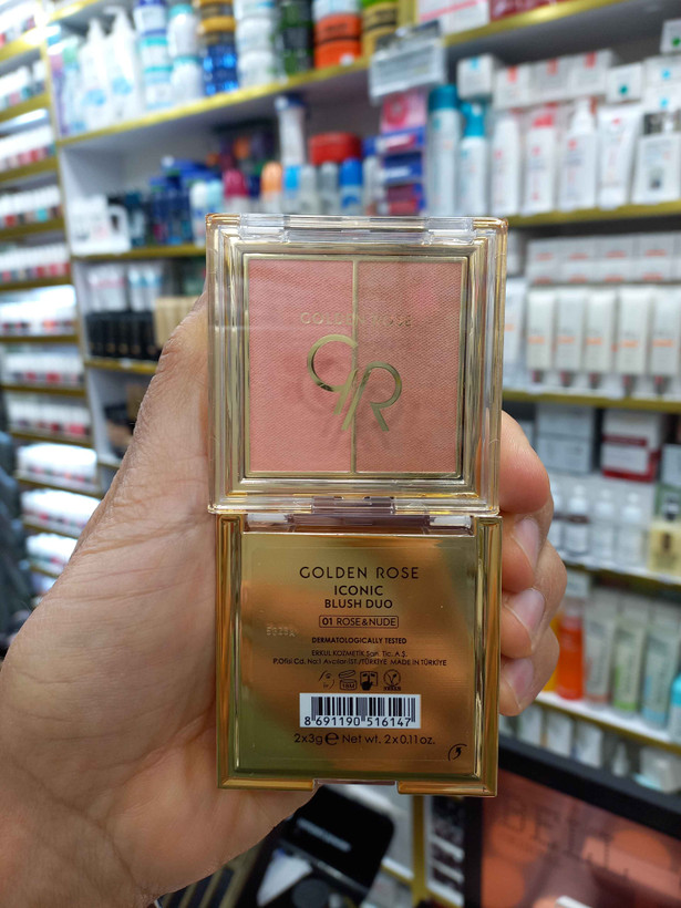 پالت رژگونه دو رنگ گلدنرز ۰۱