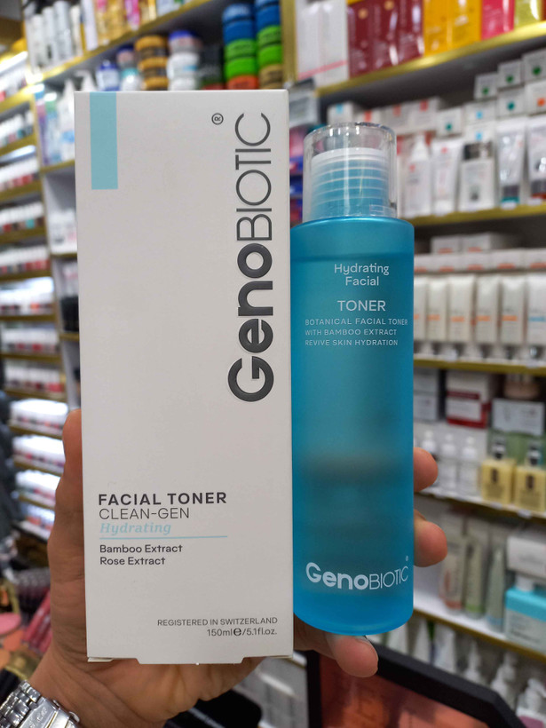 تونر آبرسان صورت ژنوبایوتیک مدل Hydrating حجم 150 میلی لیتر