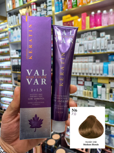 رنگ مو وال وار N6 بلوند متوسط لوآمونیاک حجم ۱۲۰ میلی لیتر