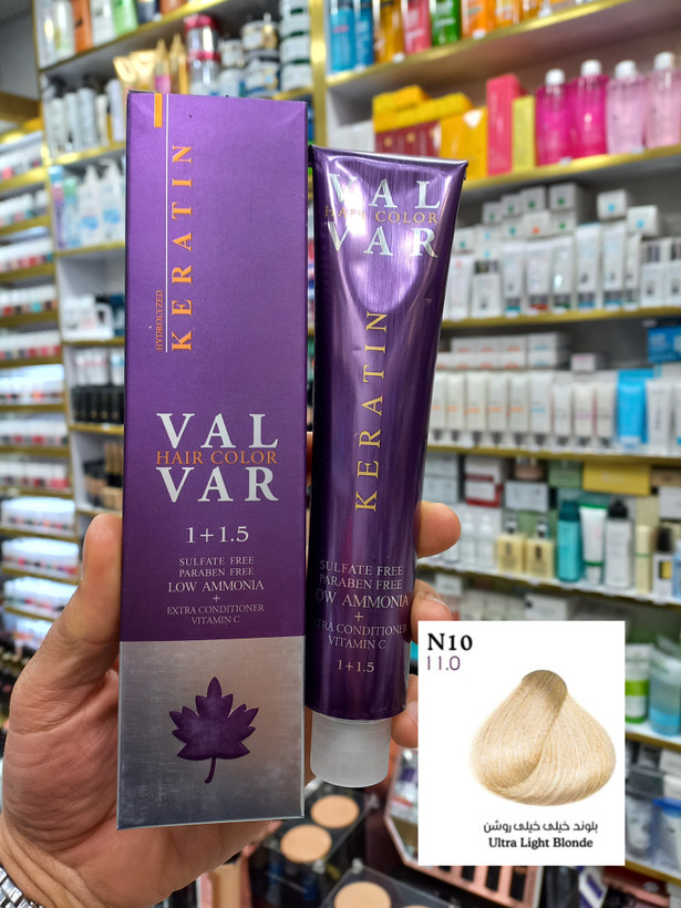 رنگ مو وال وار بلوند خیلی خیلی روشن لوآمونیاک حجم ۱۲۰ میلی لیتر