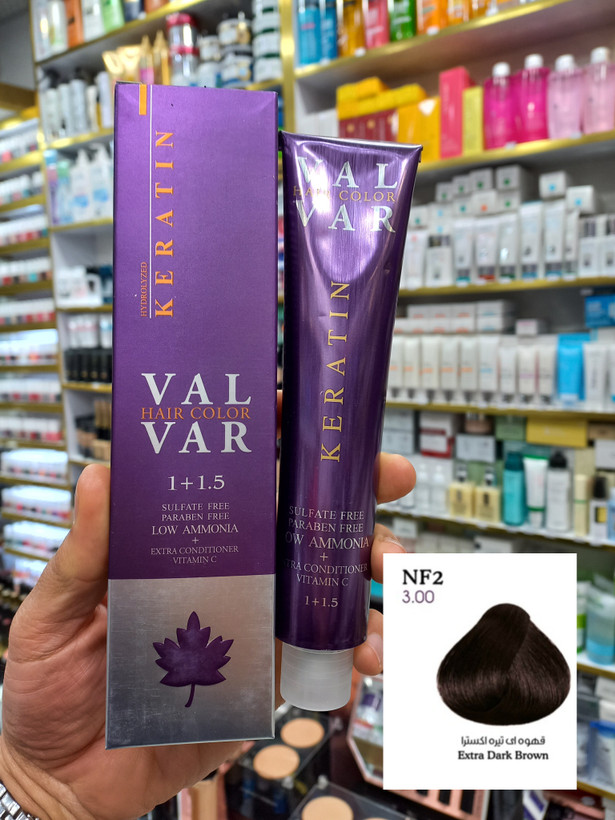 رنگ مو وال وار NF2 قهوه تیره اکسترا لوآمونیاک حجم ۱۲۰ میلی لیتر