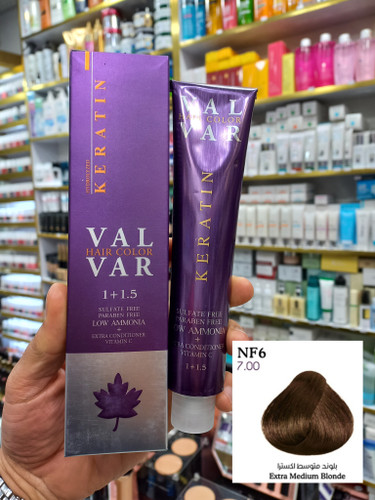 رنگ مو وال وار NF6 بلوند متوسط اکسترا لوآمونیاک حجم ۱۲۰ میلی لیتر