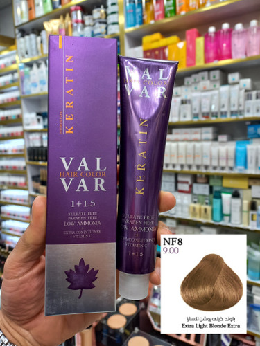 رنگ مو وال وار NF8 بلوند خیلی روشن اکسترا لوآمونیاک حجم ۱۲۰ میلی لیتر