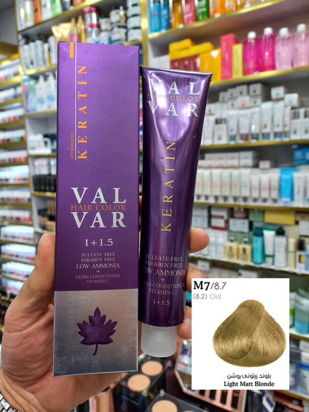 رنگ مو وال وار بلوند زیتونی روشن لوآمونیاک حجم ۱۲۰ میلی لیتر