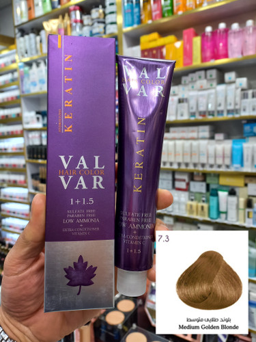 رنگ مو وال وار ۷.۳ بلوند طلایی متوسط لوآمونیاک حجم ۱۲۰ میلی لیتر