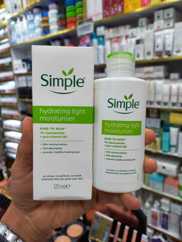 کرم مرطوب آبرسان لایت سیمپل مناسب پوست چرب و مختلط حجم ۱۲۵ میلی لیتر