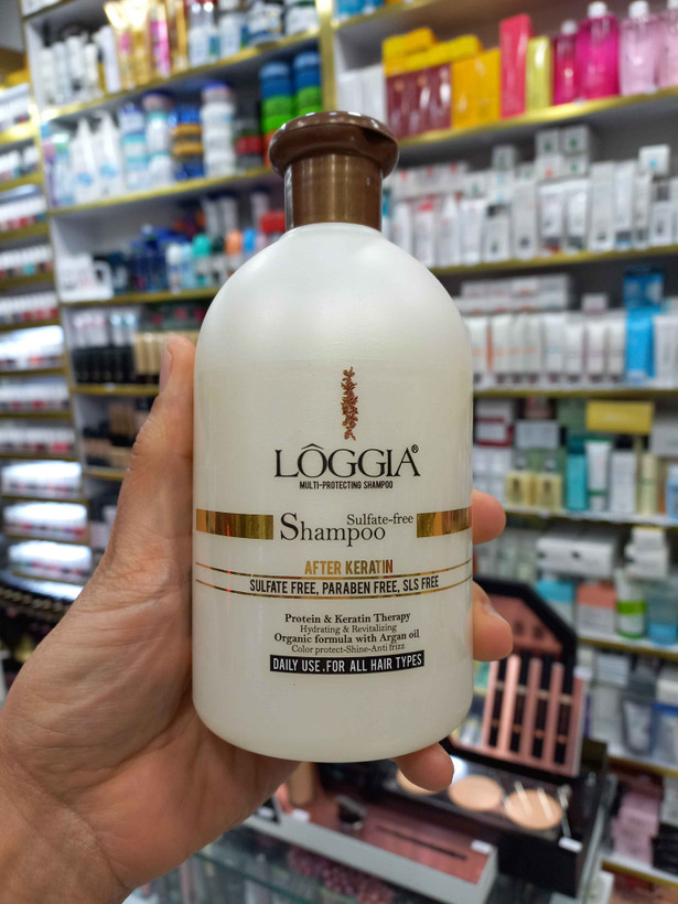 شامپو فاقد سولفات و پارابن لوجیا حجم ۵۰۰ میلی لیتر