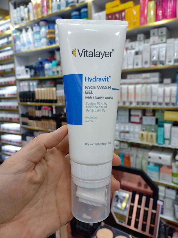 ژل شستشوی صورت هیدراویت ویتالیر پوست خشک و نرمال حجم ۲۰۰ میلی لیتر