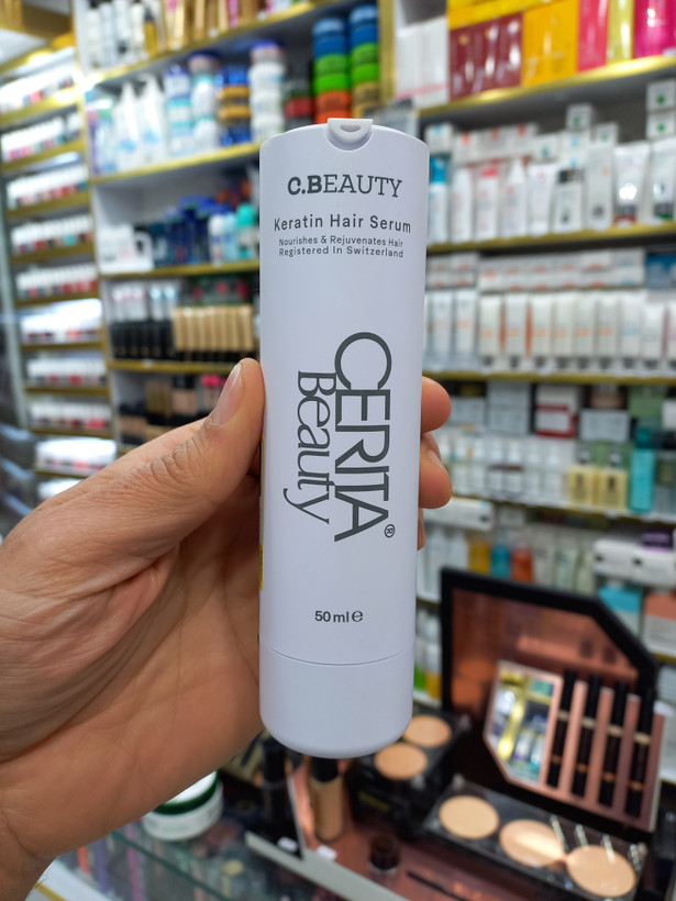 سرم مو سریتا حاوی کراتین هیدرولیز شده حجم ۵۰ میلی لیتر