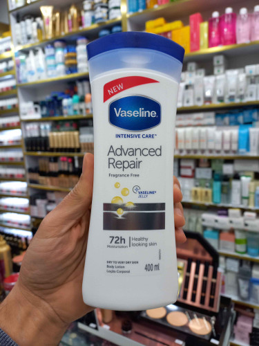 لوسیون بدن وازلین سفید ادونسیدریپر ۷۲ساعته حجم ۴۰۰ میلی لیتر