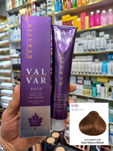 رنگ مو وال وار بلوند تنباکویی تیره ۶.۸۶ لوآمونیاک حجم ۱۲۰ میلی لیتر