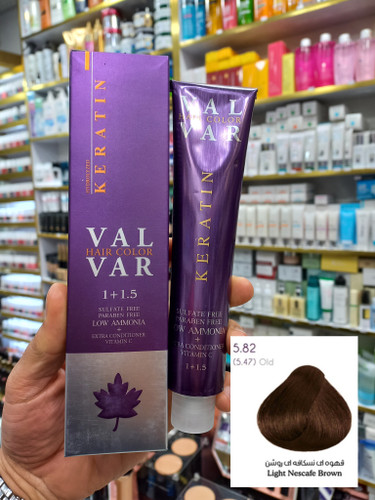 رنگ مو وال وار قهوه ای نسکافه ای روشن لوآمونیاک حجم ۱۲۰ میلی لیتر