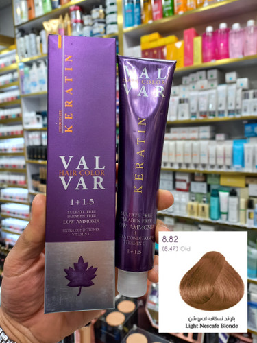 رنگ مو وال وار بلوند نسکافه ای روشن ۸.۸۲ لوآمونیاک حجم ۱۲۰ میلی لیتر