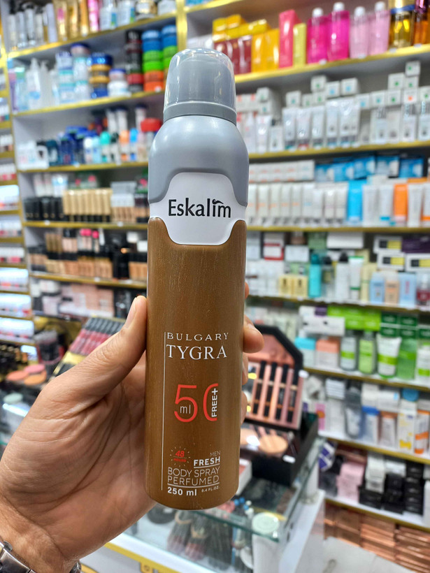 بادی اسپری پرفیوم اسکالیم رایحه بولگاری تایگر حجم ۲۵۰ میلی لیتر