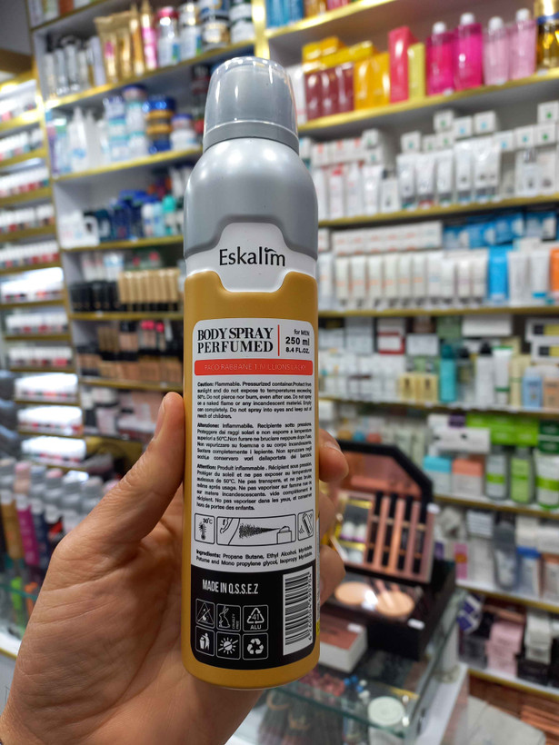 بادی اسپری پرفیوم اسکالیم وان میلیون مردانه با حجم ۲۵۰ میلی لیتر