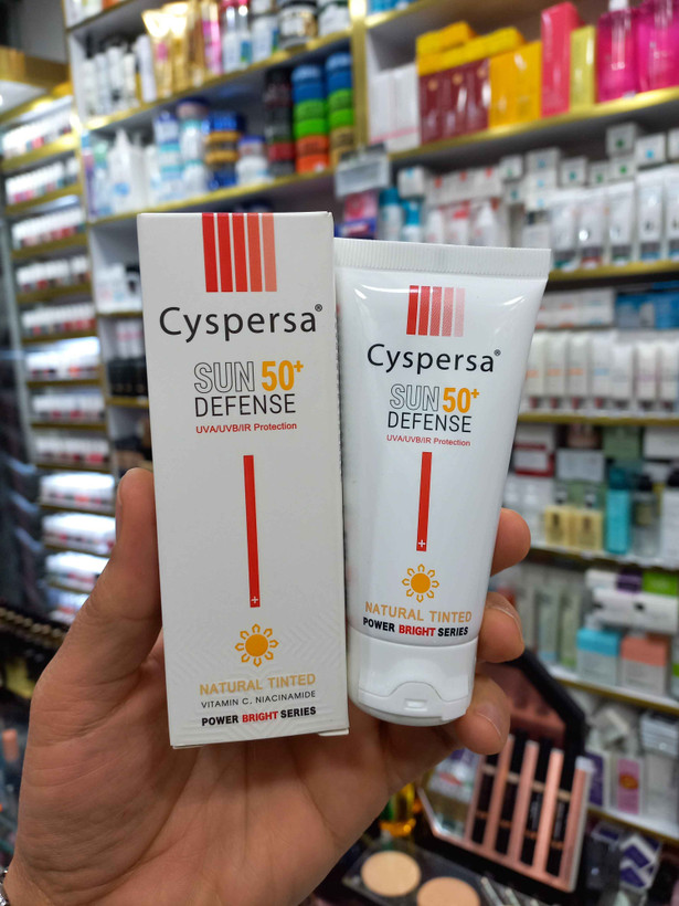 کرم ضد آفتاب رنگی روشن کننده سیسپرسا با SPF50 حجم 50 میلی لیتر