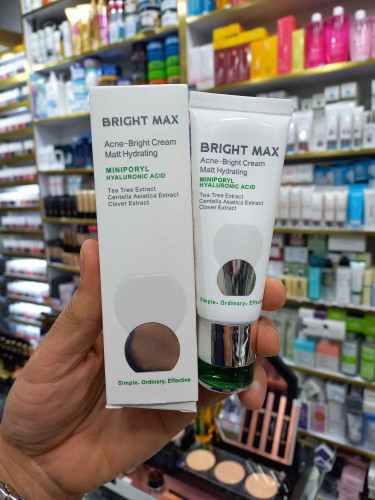 کرم مرطوب کننده برایت مکس مدل آکنه حجم 40 میلی لیتر