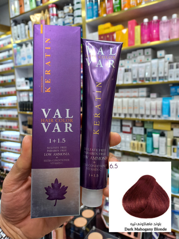 رنگ مو وال وار ۵.۶ بلوند ماهاگونی تیره لوآمونیاک حجم ۱۲۰ میلی لیتر