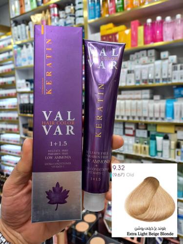 رنگ مو وال وار ۹.۳۲ بلوند بژ خیلی روشن لوآمونیاک حجم ۱۲۰ میلی لیتر