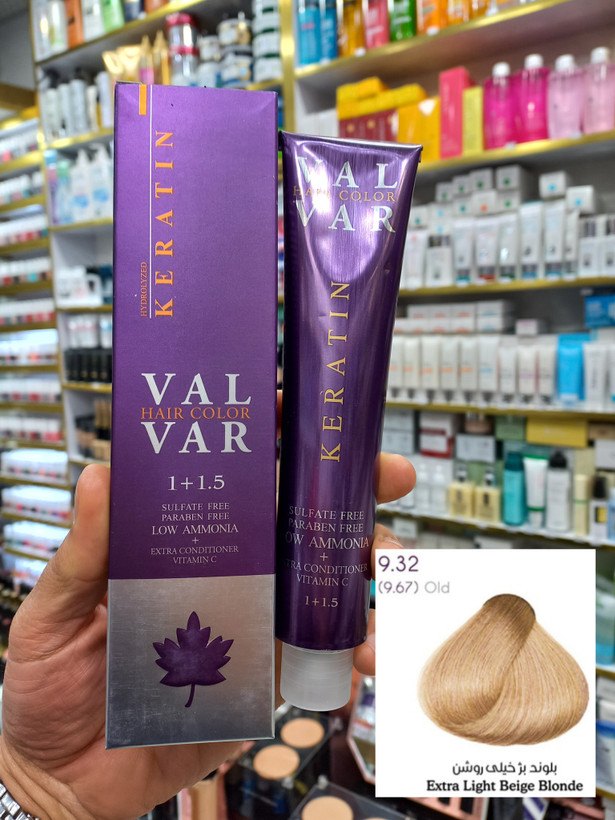 رنگ مو وال وار ۹.۳۲ بلوند بژ خیلی روشن لوآمونیاک حجم ۱۲۰ میلی لیتر