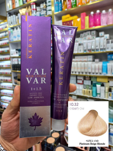 رنگ مو وال وار ۱۰.۳۲ بلوند بژپلاتینه لوآمونیاک حجم ۱۲۰ میلی لیتر