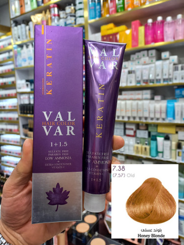 رنگ مو وال وار 7.38 بلوند عسلی لوآمونیاک حجم ۱۲۰ میلی لیتر