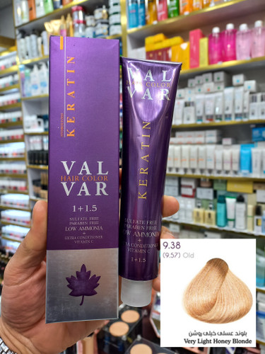 رنگ مو وال وار 9.38 بلوند عسلی خیلی روشن لوآمونیاک حجم ۱۲۰ میلیلیتر