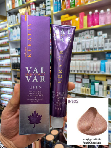 رنگ مو وال وار 8/802 شکلاتی مرواریدی لوآمونیاک حجم ۱۲۰ میلی لیتر