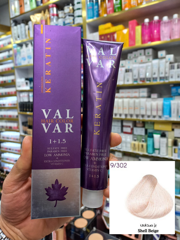 رنگ مو وال وار 9/302 بژصدفی لوآمونیاک حجم ۱۲۰ میلی لیتر