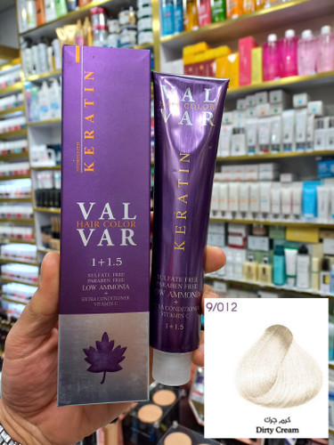 رنگ مو وال وار 9/012 کرم چرک لوآمونیاک حجم ۱۲۰ میلیلیتر