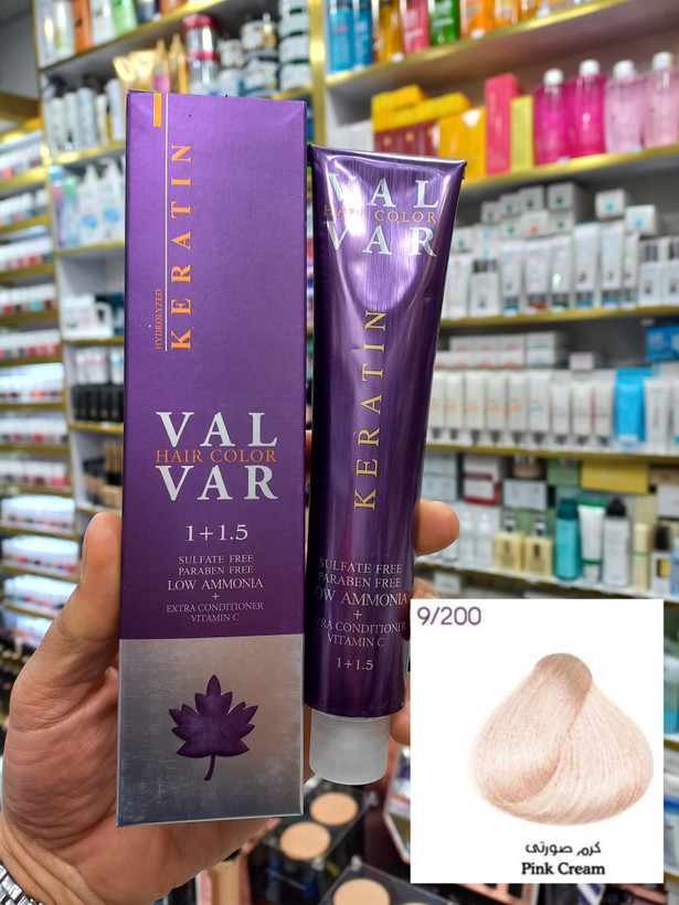 رنگ مو وال وار 9/200 کرم صورتی لوآمونیاک حجم ۱۲۰ میلی لیتر