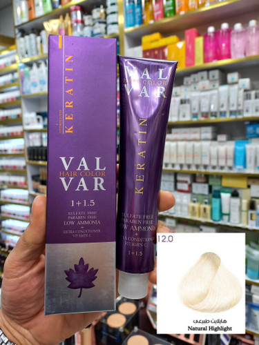 رنگ مو وال وار 12/0 هایلایت طبیعی لوآمونیاک حجم ۱۲۰ میلی لیتر