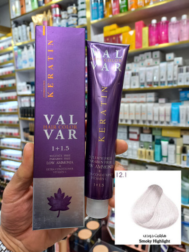 رنگ مو وال وار 12.1 هایلایت دودی لوآمونیاک حجم ۱۲۰ میلیلیتر