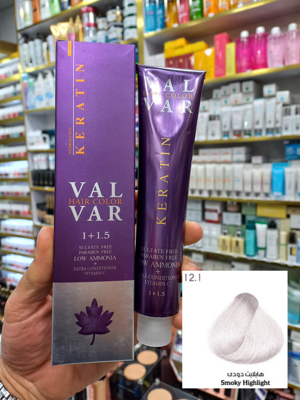 رنگ مو وال وار 12.1 هایلایت دودی لوآمونیاک حجم ۱۲۰ میلیلیتر