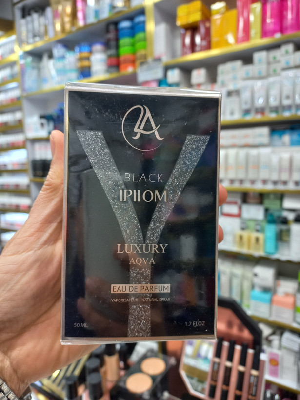 ادکلن بلک اوپیوم از برند لاکچری آکوا حجم ۵۰ میلی لیتر