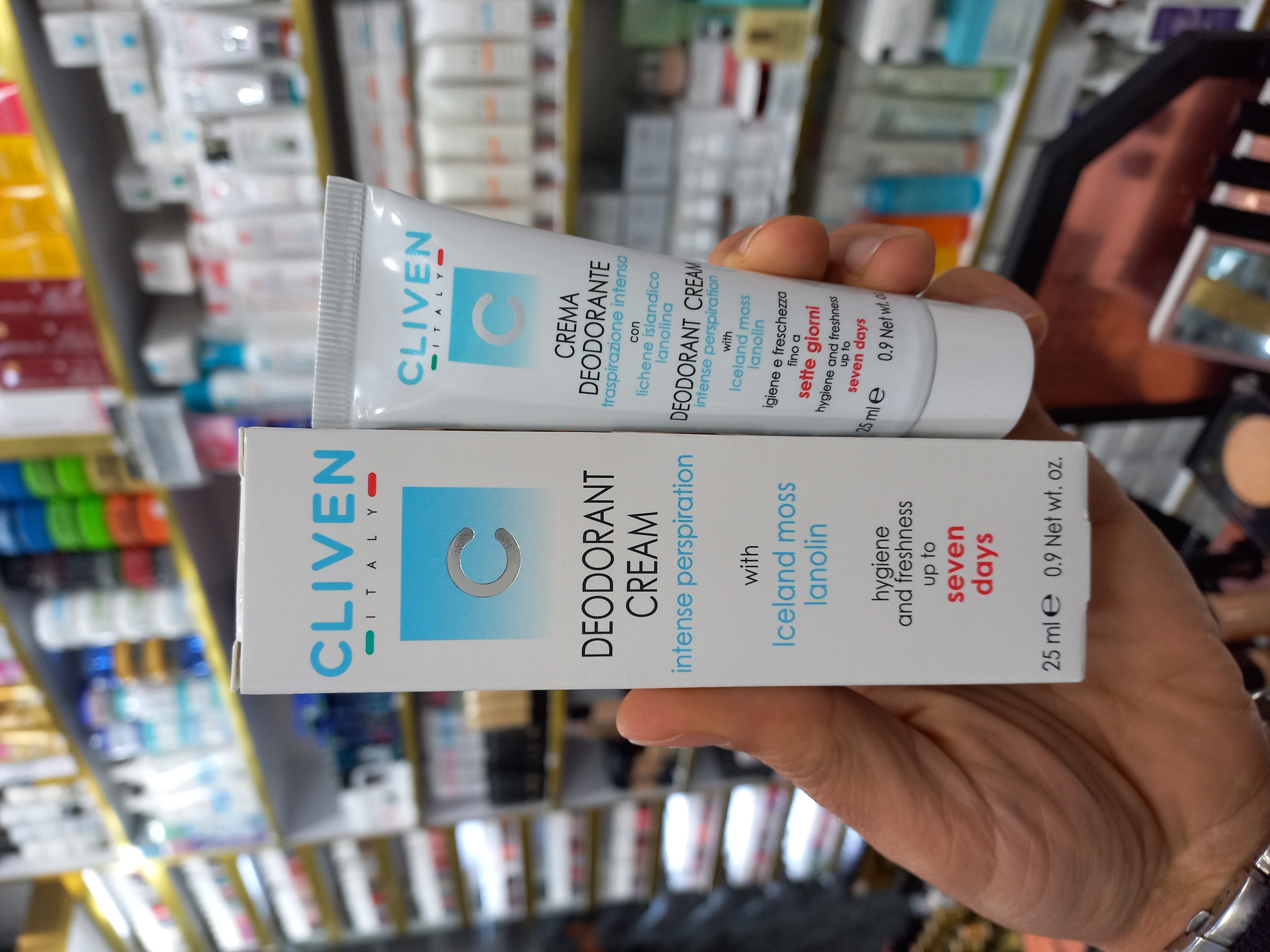 کرم دئودورانت 7 روزه 25 میل کلیون