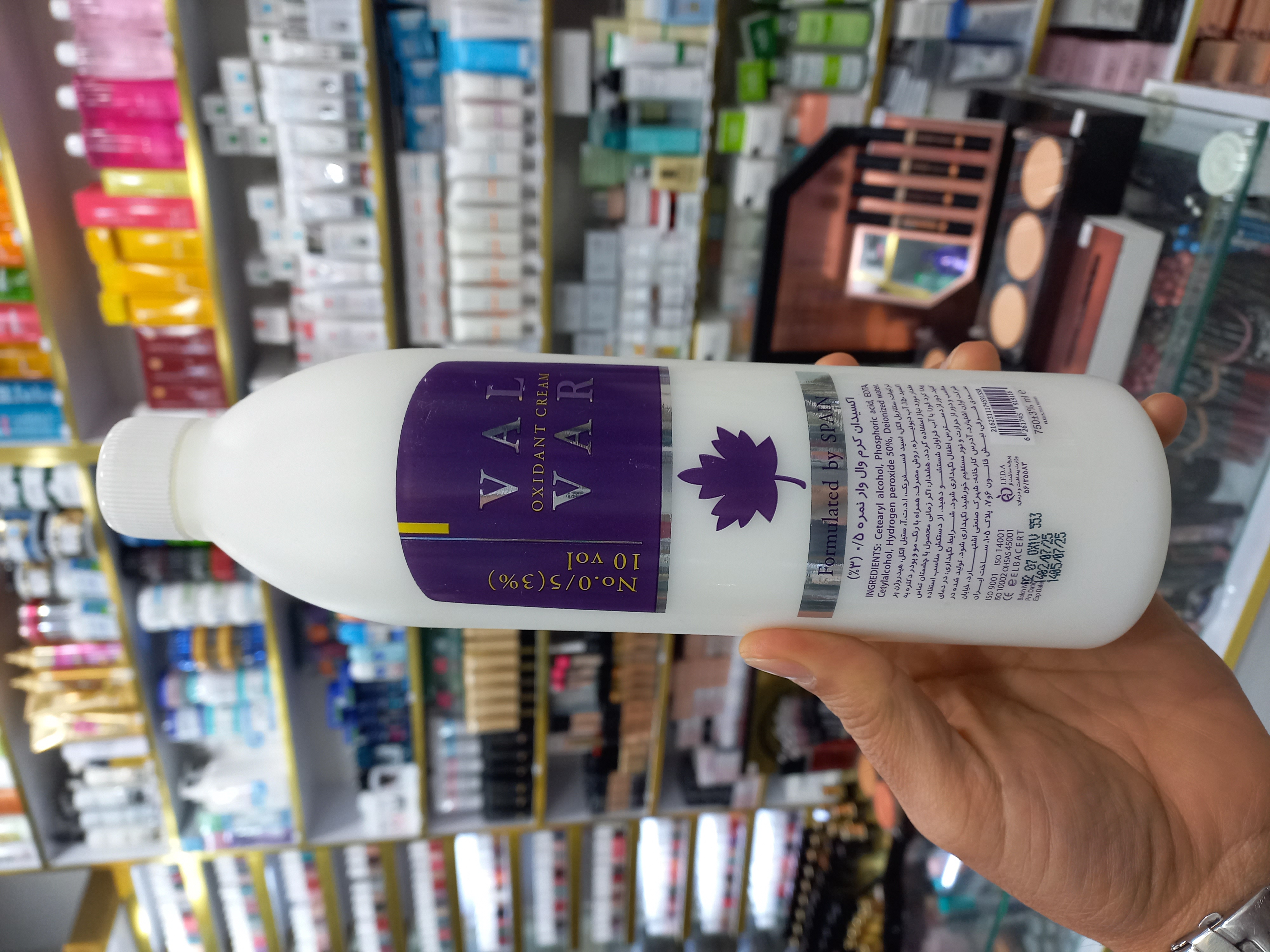 اکسیدان وال وار 3درصد 10VOL حجم ۷۵۰ میلی لیتر