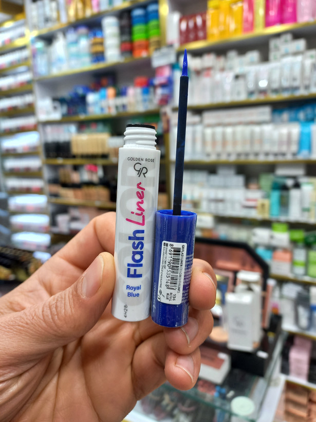 خط چشم آبی گلدنرز مدل فلش لش حجم ۳.۵ میلی لیتر