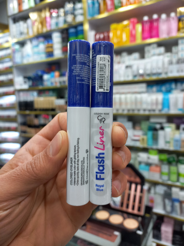 خط چشم آبی گلدنرز مدل فلش لش حجم ۳.۵ میلی لیتر