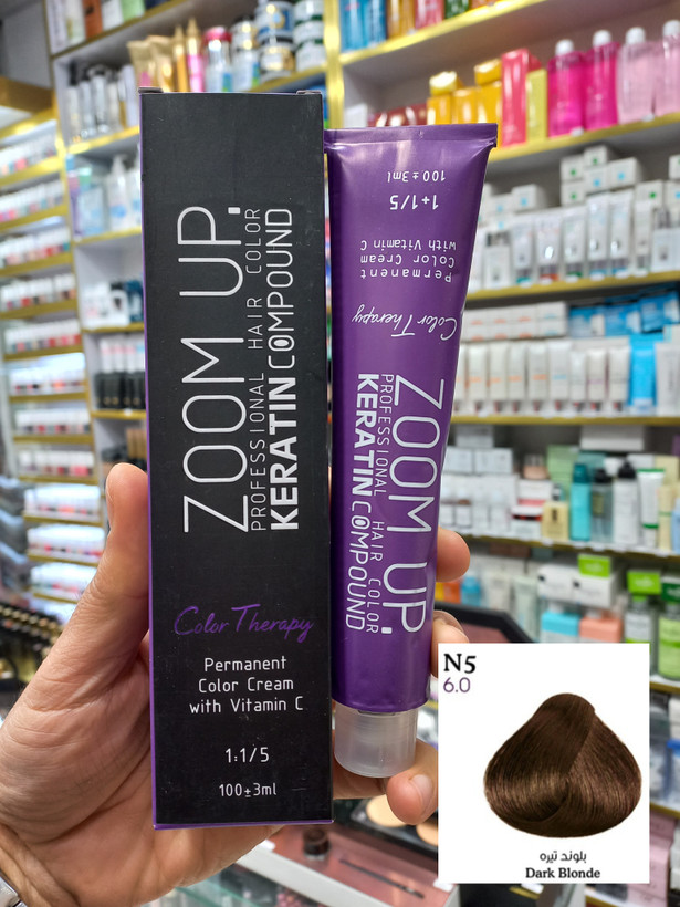 رنگ مو زوم آپ N5 بلوند تیره حجم ۱۰۰ میل