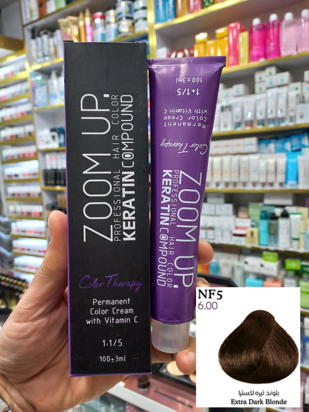 رنگ مو زوم آپ NF5 بلوند تیره اکسترا حجم ۱۰۰ میلی لیتر
