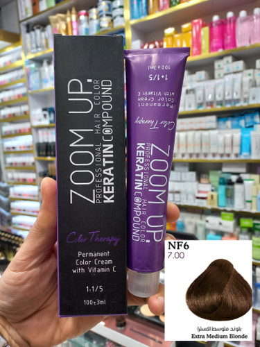 رنگ مو زوم آپ NF6 بلوند متوسط اکسترا حجم ۱۰۰ میلی لیتر