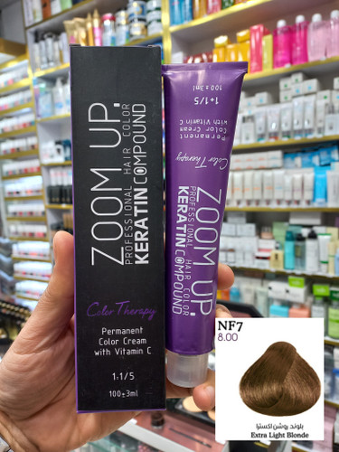 رنگ مو زوم آپ NF7 بلوند روشن اکسترا حجم ۱۰۰ میلی لیتر
