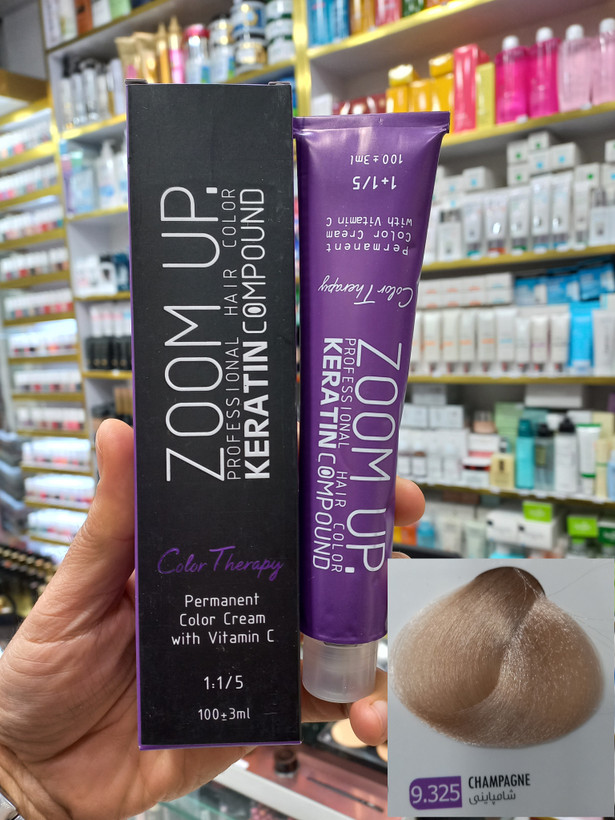 رنگ مو زوم آپ 9.325 شامپاینی حجم ۱۰۰ میلی لیتر