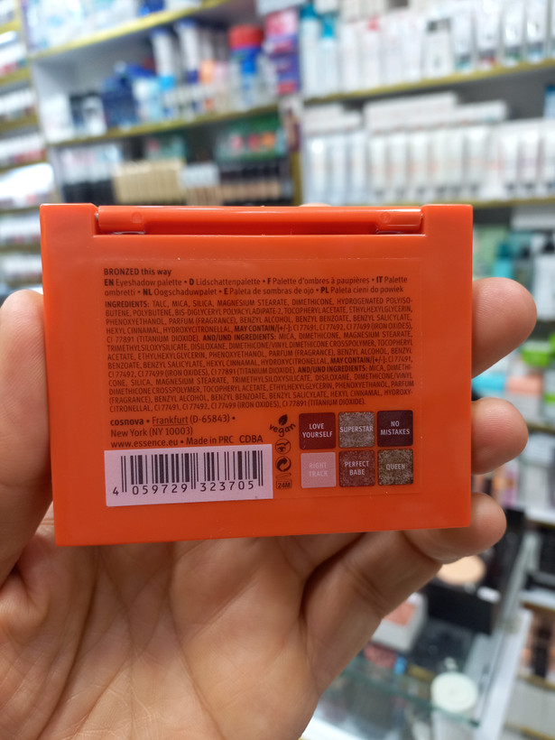 پالت سایه اسنسBRONZED thes wayحجم ۴.۵ گرمی