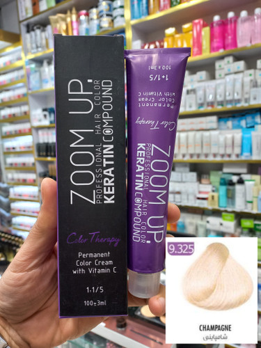 رنگ مو زوم آپ 9.325 شامپاینی حجم ۱۰۰ میلی لیتر